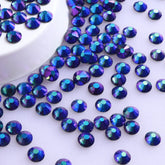 Montana AB Glass FlatBack Rhinestones Silver Back WholesaleRhinestone